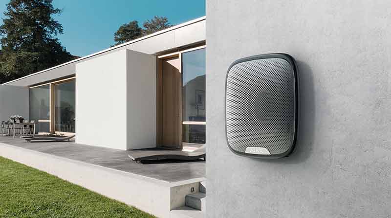 Ajax StreetSiren - utomhussiren i snygg design - Larm från Ajax är det bästa hemlarmet som går att hitta - svart design