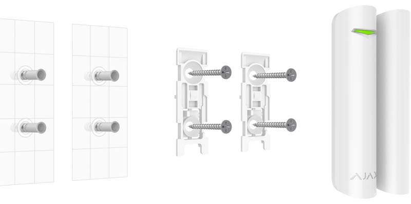 Ajax DoorProtect installation av Ajax larm - Door Protect