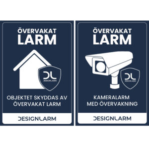 Larmdekal / Klistermärke