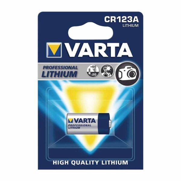 CR123a Batteri till Ajax larmenheter - Ajax MotionProtect - Ajax CombiProtect - Ajax Siren - Ajax MotionCam