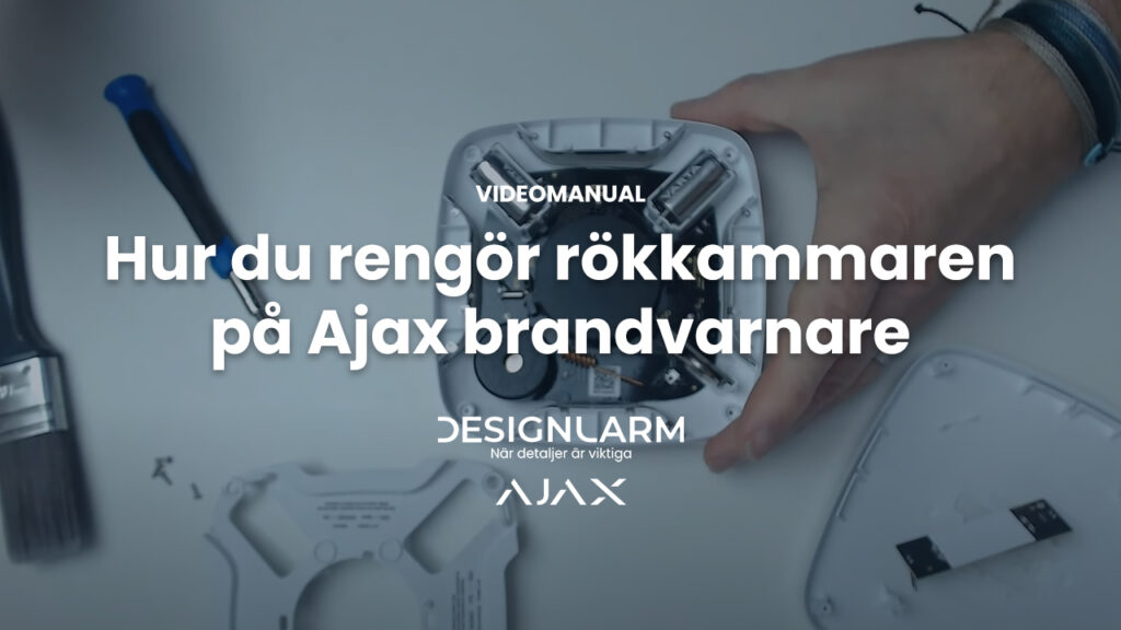 Hur den rengör en rökkammare på Ajax FireProtect