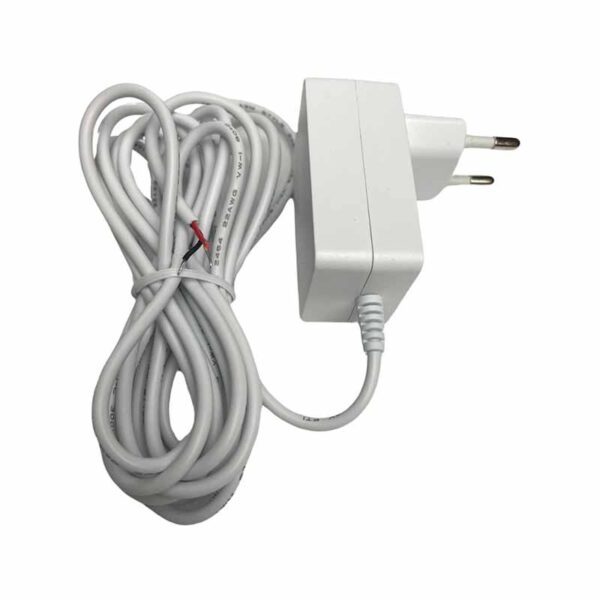 12 v strömadapter – Ajax KeyPad TouchScreen vit