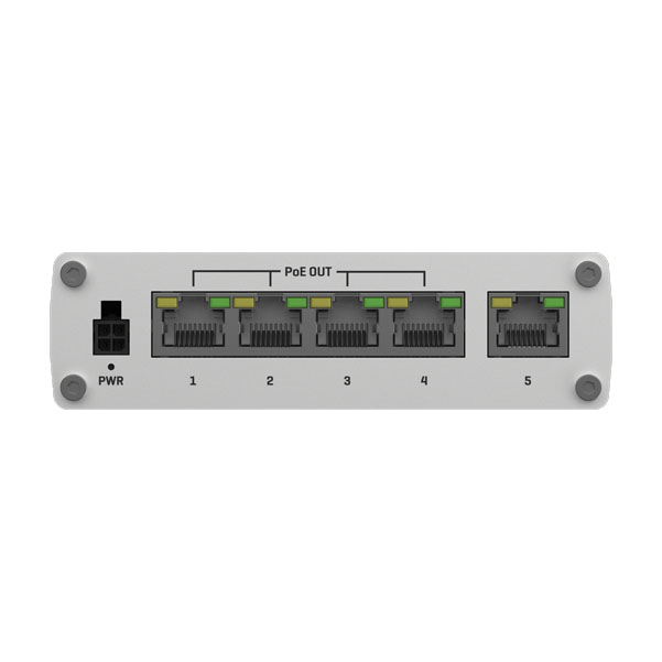 Teltonika TSW100 PoE+med Gigabit portar