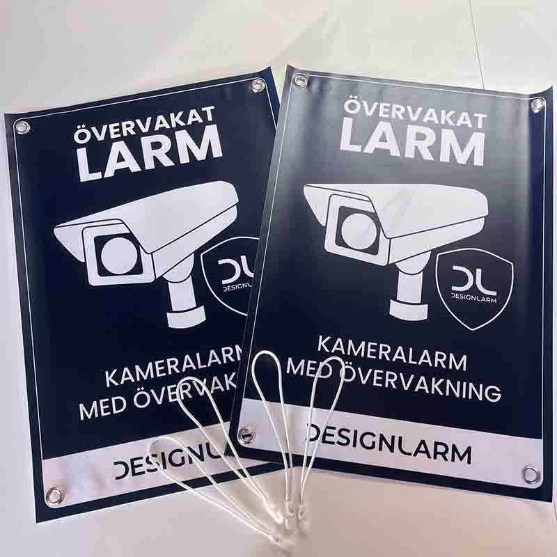 Larmvepor för byggstaket