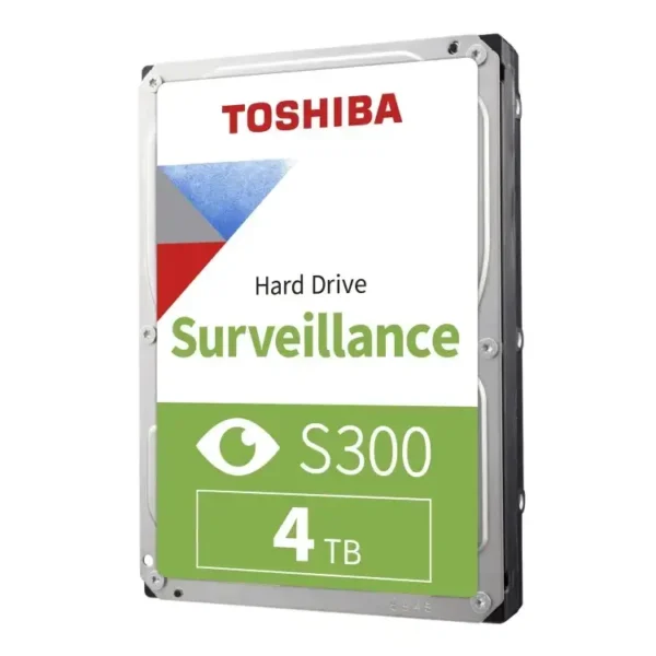 Toshiba N300 4TB 3.5 - Bästa hårddisken till NVR - 7200r:min SATA 6.0 Gbit:s HDD