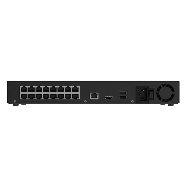 Ajax NVR H2D16PAC svart baksida