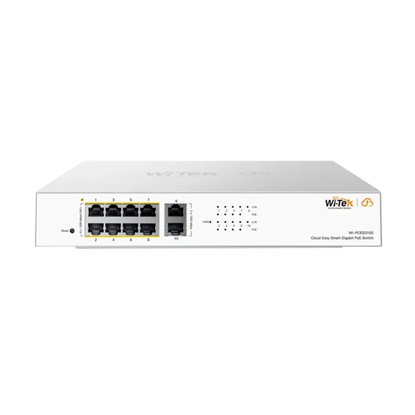 Witek 8 port PoE gigabit switch